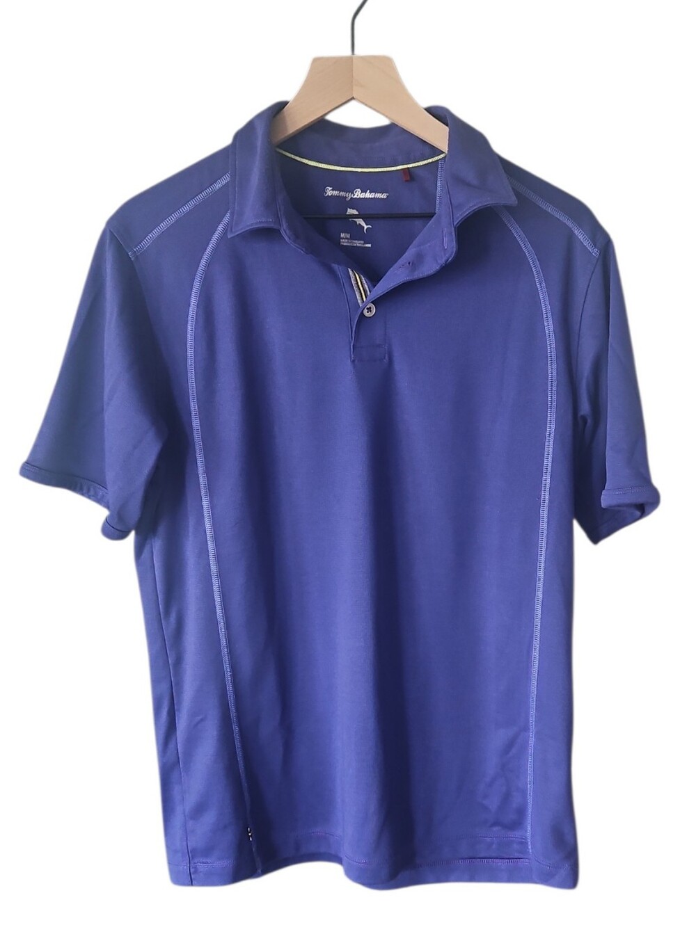 2 Tommy Bahama Polos Size Medium Purple And Gray